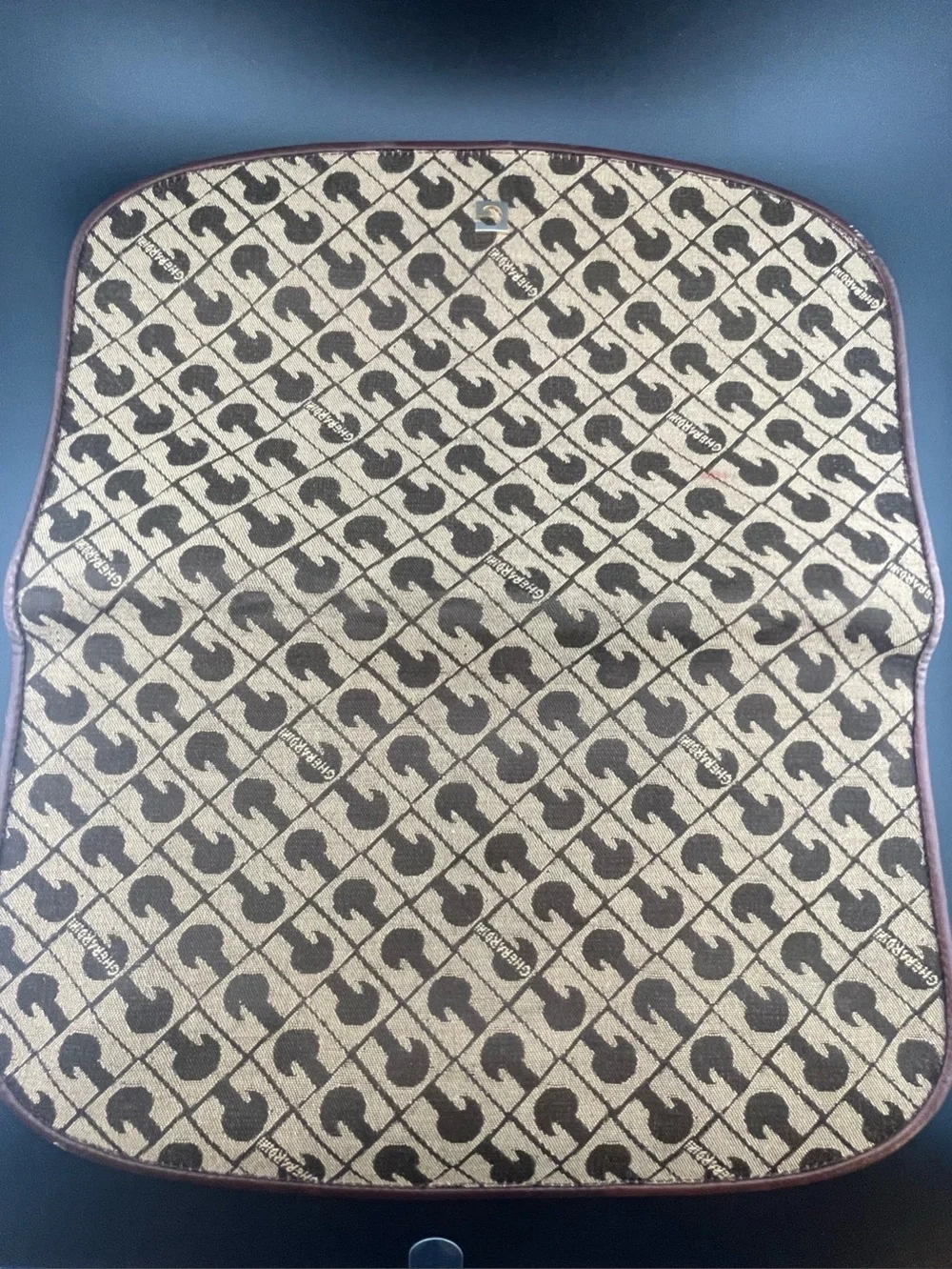 Gherardini Florence – Monogram Canvas and Leather – Archival Clutch – Medium